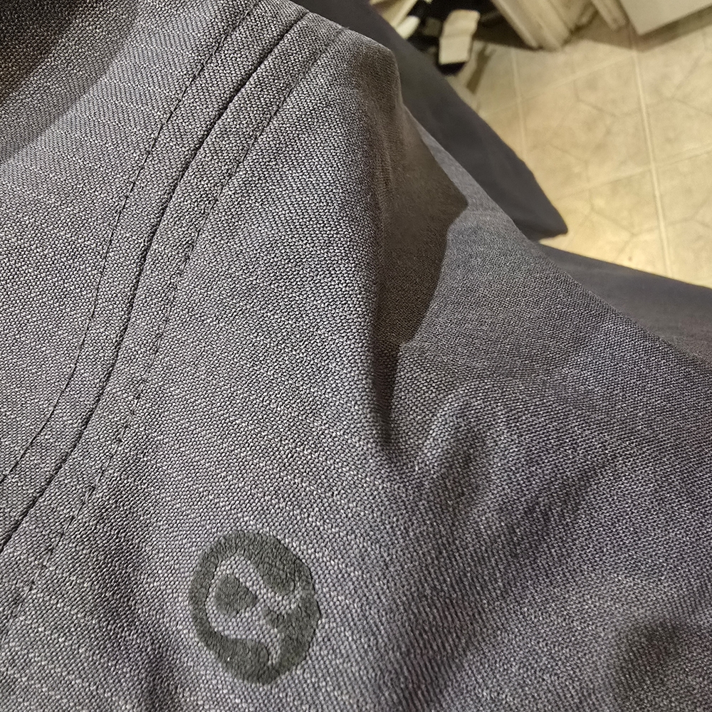 Lululemon Gray Pu Stripe Pant